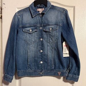 Guess Women's Denim Blue Jean Jacket